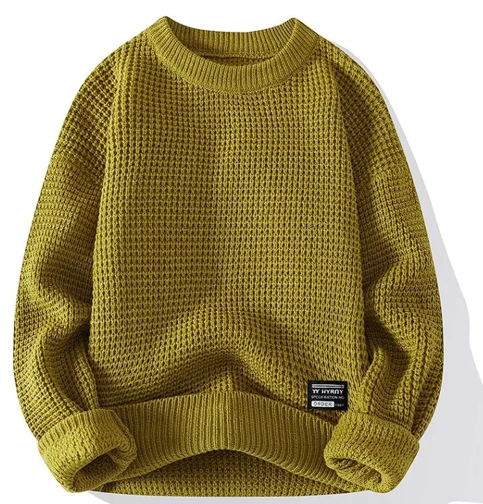 Velworn Loose Wool Sweater – Men’s Casual Style