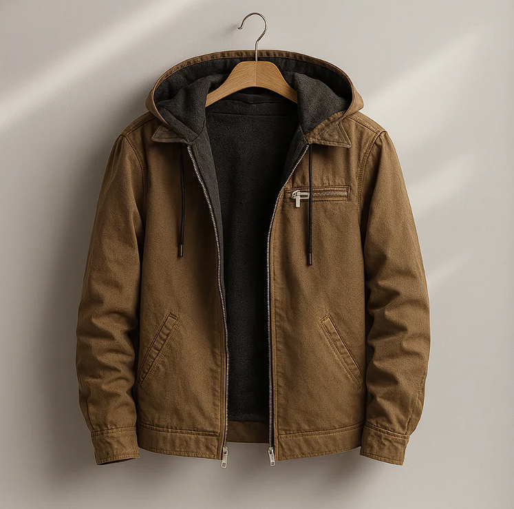 Velworn Men’s Wool Jacket – Casual Regular Fit