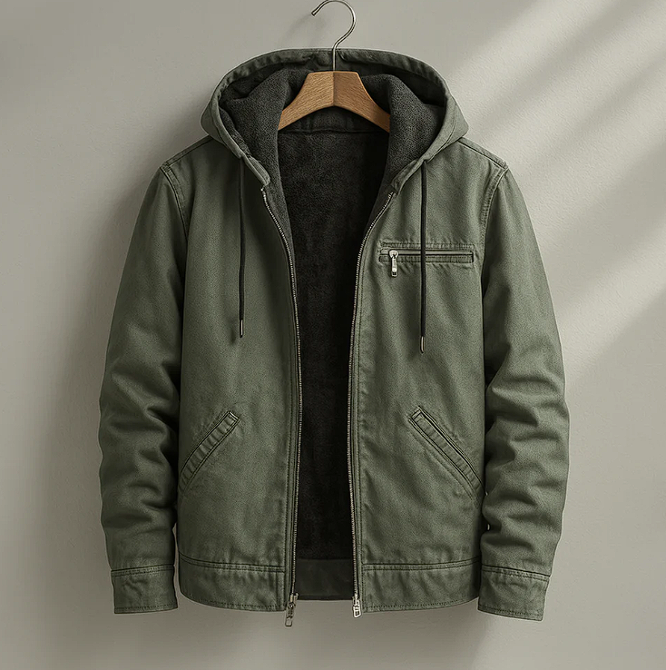 Velworn Men’s Wool Jacket – Casual Regular Fit