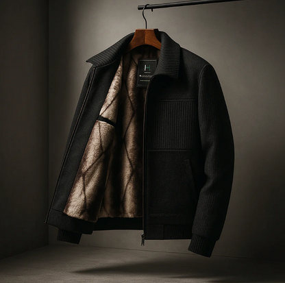 Velworn Men’s Polyester Jacket – Casual Regular Fit