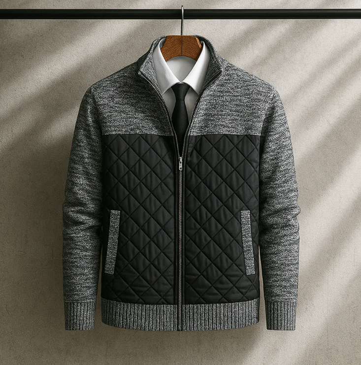 Velworn Men’s Wool Jacket – Casual Winter Outerwear